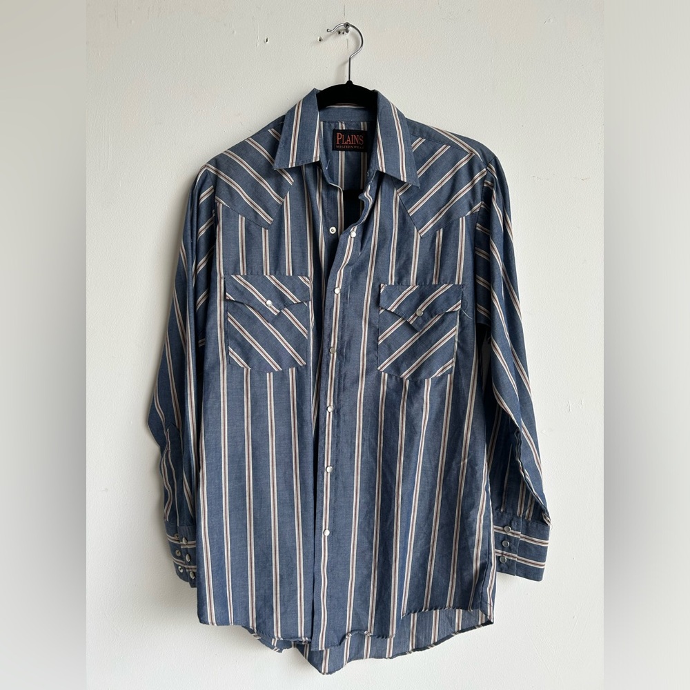 Vintage Plains Pearl Snap Western